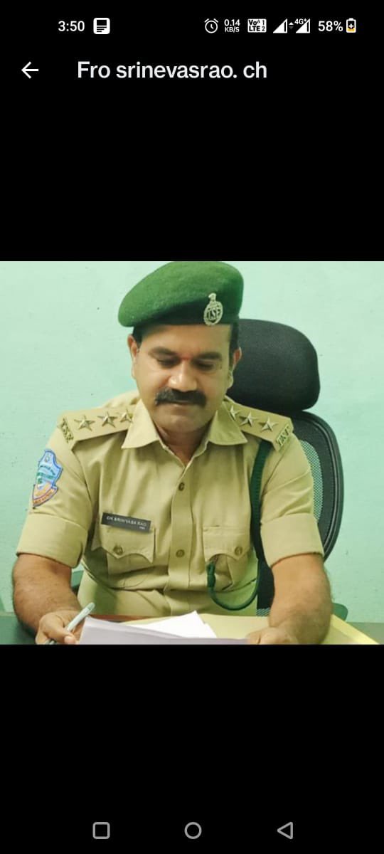 One more brave life is lost protecting Forest and Forest Land. Srinivasa Rao FRO Chandrugonda who is assaulted to death by encroachers today was a recepient of KVS Babu Gold Medal for forest protection. Green Salute! #RIPSrinivasRao