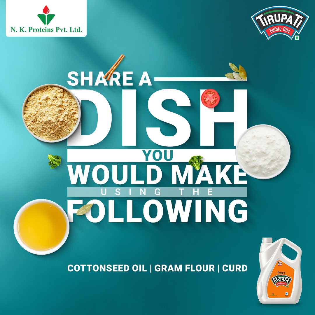 TirupatiOils's tweet image. Put on that chef's hat, you fantastic foodies, and let's get creative. What can you make with these 3 ingredients: oil, gram flour, and curd?

#TogetherWeCook 
#TirupatiOils 
#EdibleOils 
#CookingOil 
#FoodOil