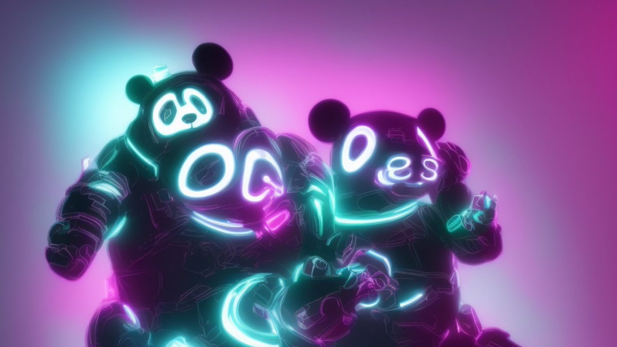 CryptikArt's tweet image. FAM, I'M COOKING UP A 1/1 PANDA AI ART COLLECTION!!! 

🐼 Will be on the ETH Blockchain
🐼 Only on OpenSea

Sneak peeks 🐼👀

#AIArtworks #dreamstudio #stablediffusion #panda #cyberpunk #future #NFTs #eth #NFTshill