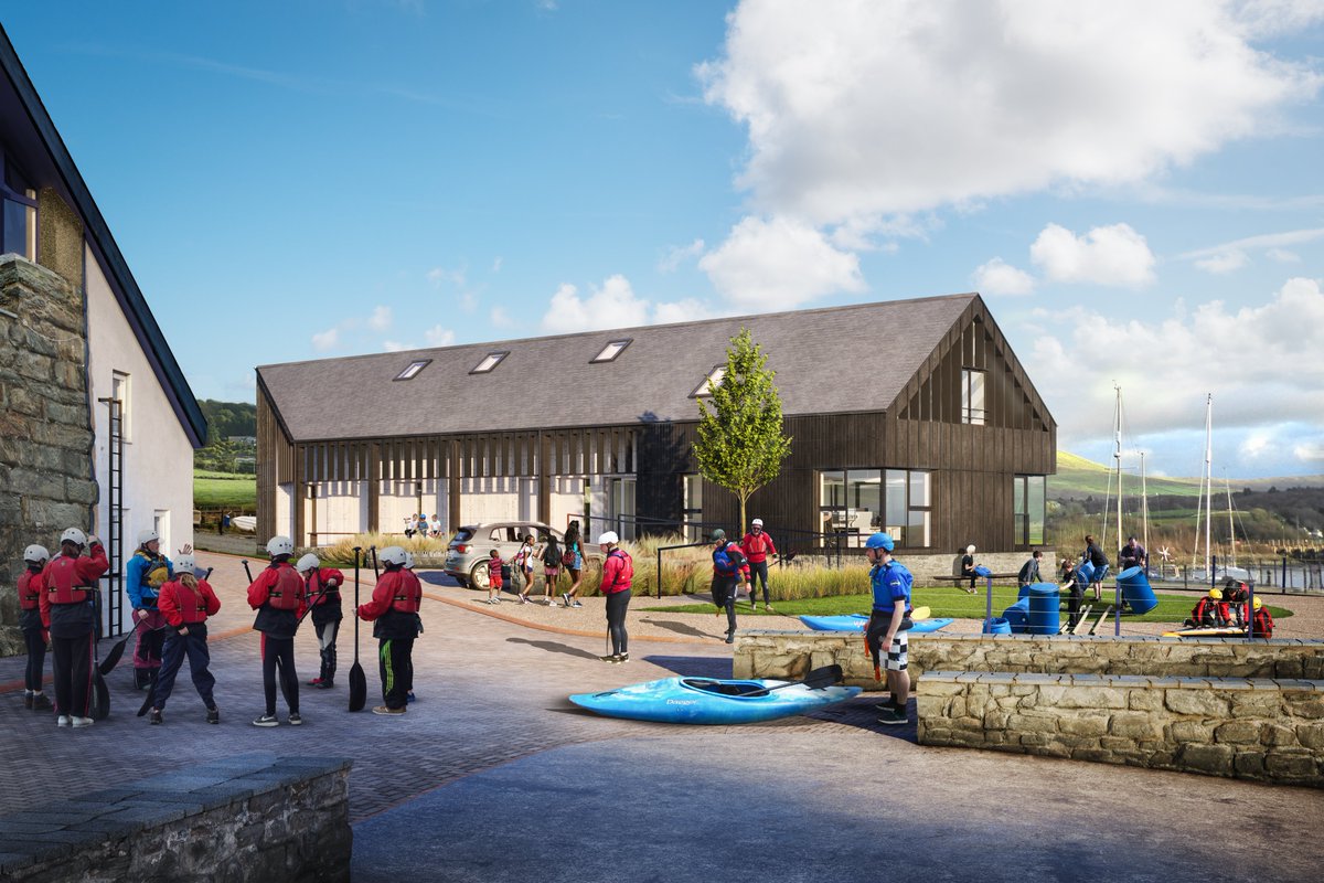 CMCAdventure's tweet photo. We are extremely excited to announce that we have recently receive planning permission from @eryrinpa  for Phase 1 of our redevelopment plans for Pensarn Harbour.  This has been funded entirely by donations for this purpose for which we are very thankful! @snugarchitects https://t.co/QsZiuTy3hl