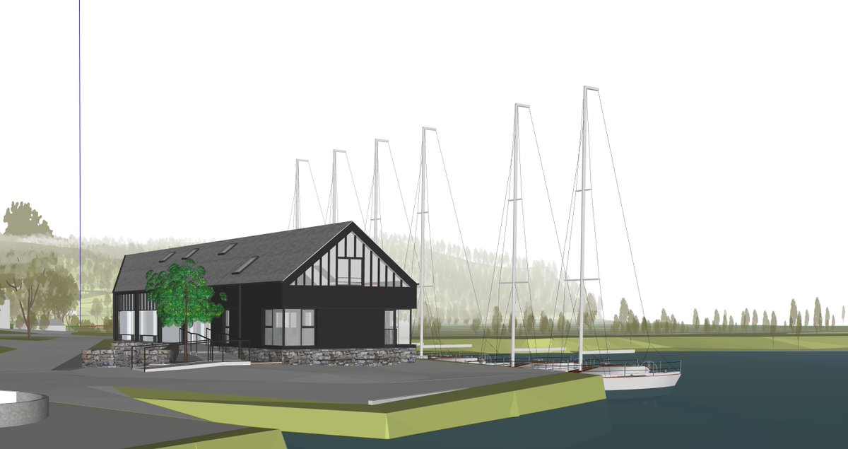 We are extremely excited to announce that we have recently receive planning permission from @eryrinpa  for Phase 1 of our redevelopment plans for Pensarn Harbour.  This has been funded entirely by donations for this purpose for which we are very thankful! <a href="/snugarchitects/">Snug Architects</a>