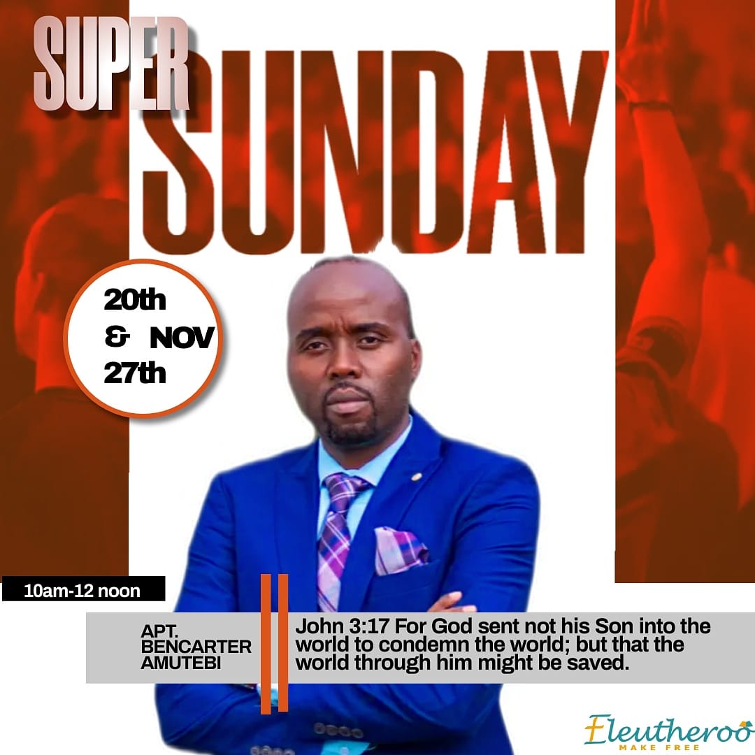 eleutheroo_'s tweet photo. Come and Learn how to live a condemned free life as Apt. Bencarter expounds the Truth make free🙌.
#SuperSunday20thNov2022.
#Eleutheroo
Eleutheroo-MakeFree. https://t.co/CjWLI6qyKj