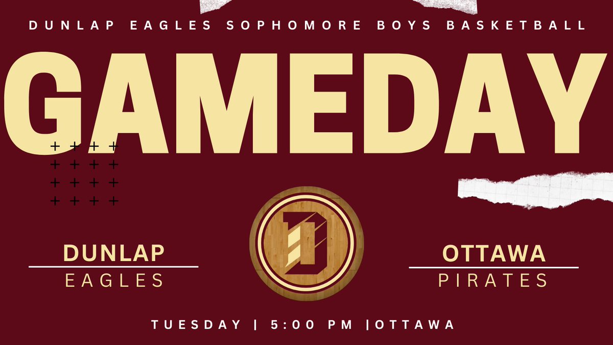 DunlapBoysBball's tweet photo. @DunlapHoops Sophomores have their season debut as they travel to Ottawa today for the Dean Riley Shootin’ The Rock Thanksgiving Tournament 🦃 🏀 !

#rolleags #EaglePride #teamdunlap 

@DunlapAthletics https://t.co/bILF2yHP7z