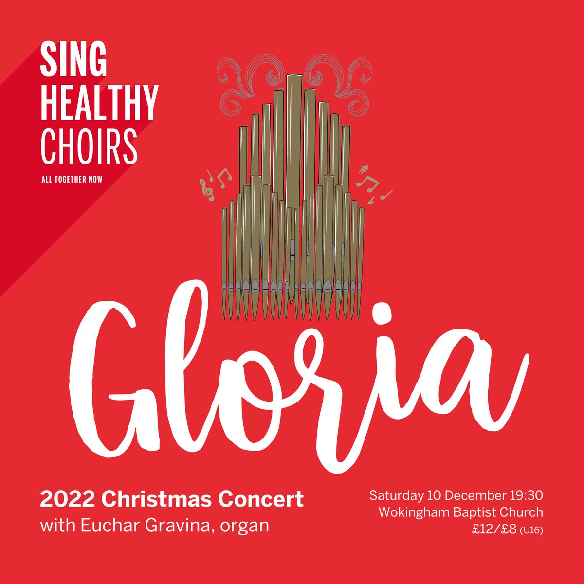 Sing Healthy Choirs (@singhealthy) on Twitter photo Join us for our 2022 Christmas Concert!🎄
Featuring our #Wokingham and #Bracknell choirs, <a href="/CLASPWokingham/">CLASP</a> choir and <a href="/EucharGravina/">Euchar Gravina</a>
Tickets available at: singhealthy.co.uk/tickets
🕢 Saturday 10th December 7.30pm
📍 Wokingham Baptist Church
🎁 Raising money for <a href="/pilgrimhearts/">Pilgrim Hearts Trust</a> Join us for our 2022 Christmas Concert!🎄
Featuring our #Wokingham and #Bracknell choirs, <a href="/CLASPWokingham/">CLASP</a> choir and <a href="/EucharGravina/">Euchar Gravina</a>
Tickets available at: singhealthy.co.uk/tickets
🕢 Saturday 10th December 7.30pm
📍 Wokingham Baptist Church
🎁 Raising money for <a href="/pilgrimhearts/">Pilgrim Hearts Trust</a>
