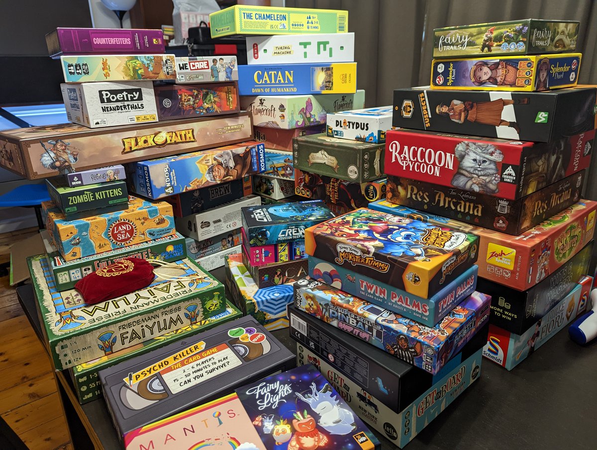 Here's just some of the new #boardgames that will be at #MeepleCon2022. Can you spot a favourite hidden amongst these?