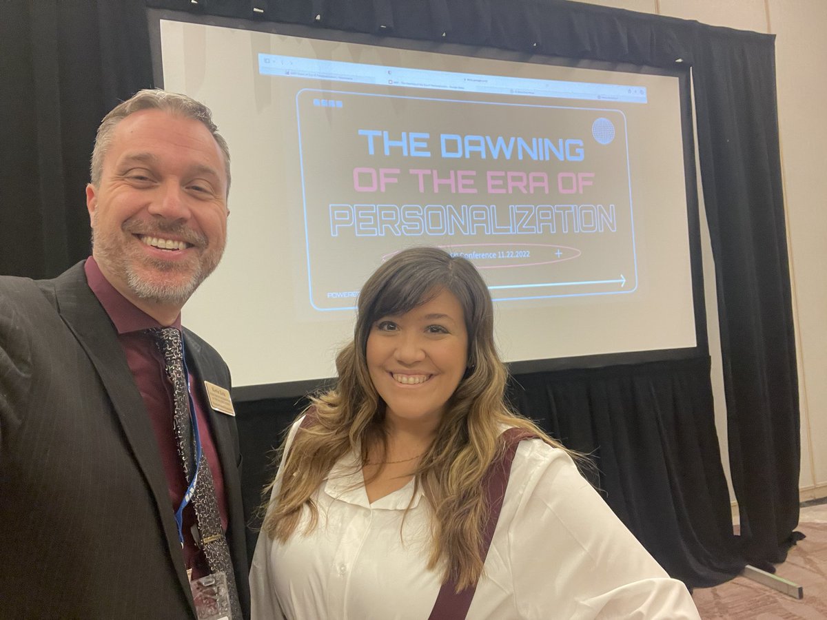 Getting ready to present with <a href="/ZeckKevin/">Kevin Zeck</a> on the Era of Personalization at the <a href="/INPrincipals/">IASP</a> Fall Conference #IASPFC22