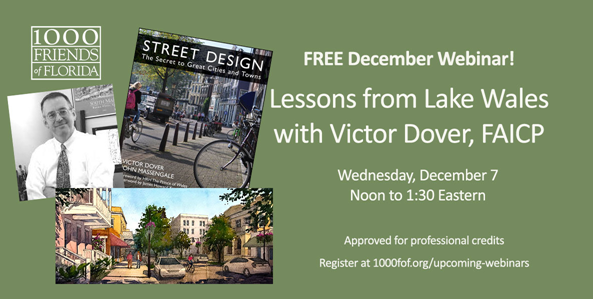 APAFlorida's tweet photo. Our friends at @floridafriends are hosting a webinar with another one of our friends, @VictorDover, FAICP. Don't miss it!  Free 1.5 CM!  Register here: https://t.co/3GzQScsBLn

#PlanFlorida #AICP https://t.co/QveWopYhel