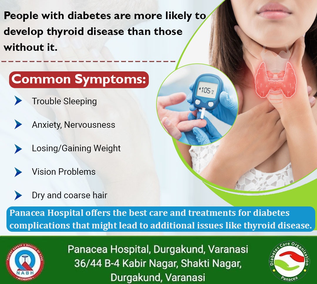PanaceaVaranasi's tweet photo. Thyroid disorders are conditions that affect the thyroid gland, a butterfly-shaped gland in the front of the neck. 

#thyroiddisease #panaceahospital #diabetes #varanasi #health #banaras https://t.co/35N8YFxEha