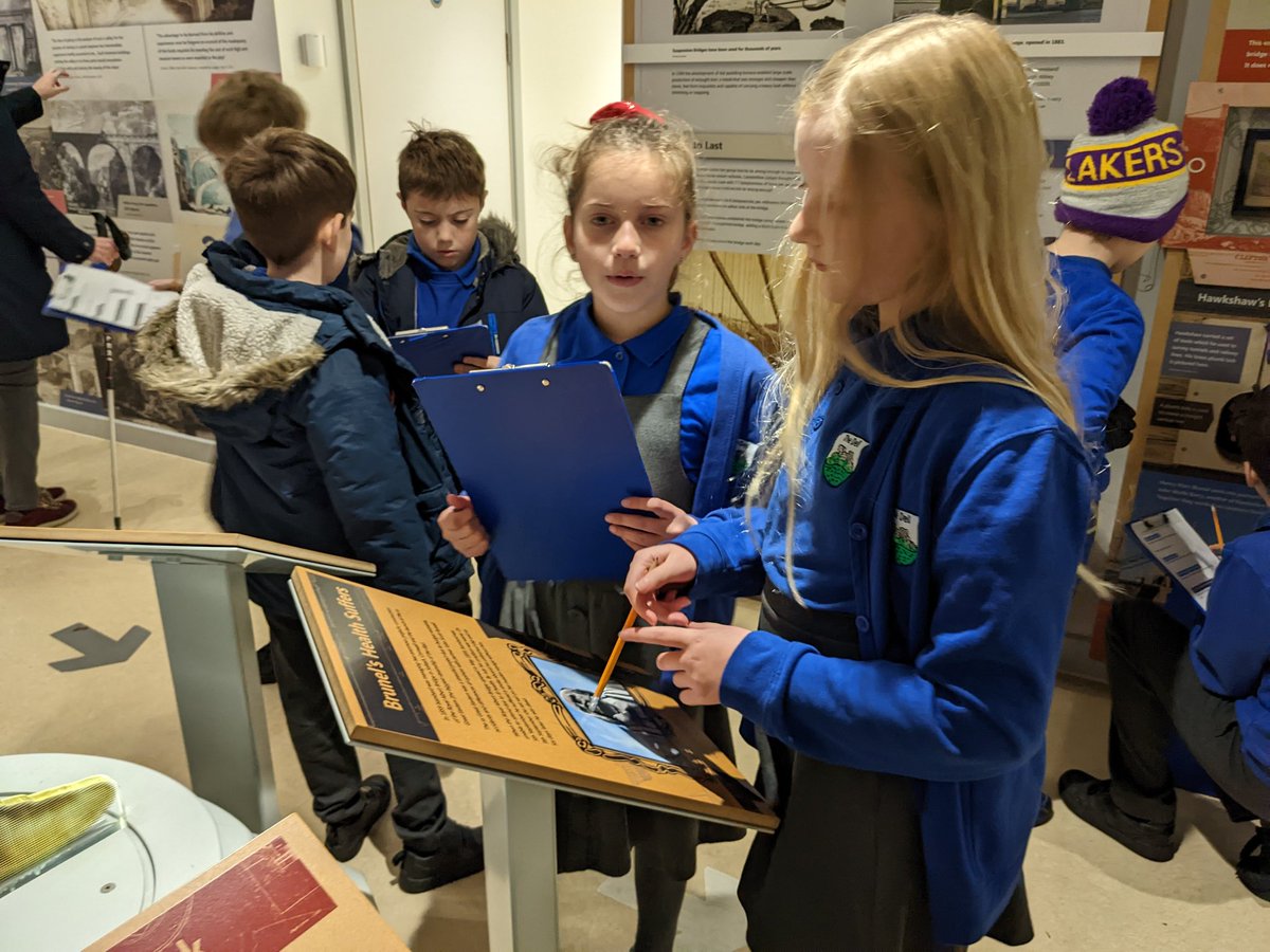 thedellschool's tweet photo. A fascinating visit to @brunelsbridge for Y5 today. What an amazing feat of engineering and we've learnt lots about problem solving, budgeting and history! Diolch yn fawr! #ambitiouscapablelearners https://t.co/7LryUX7lOj