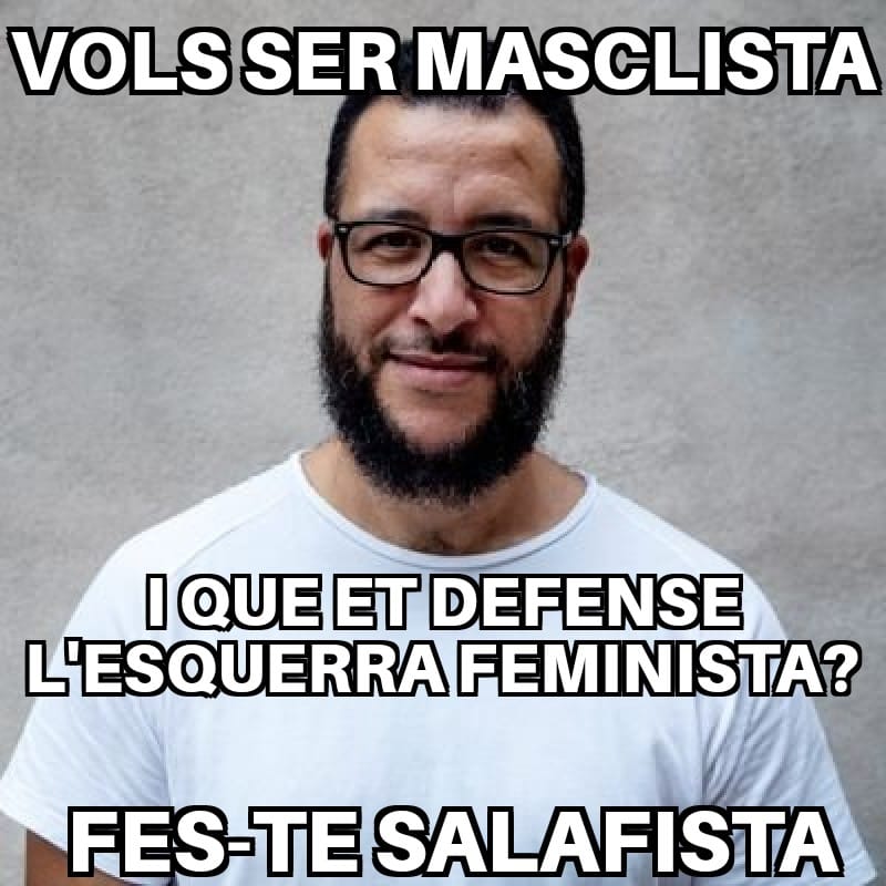 calaix_de's tweet photo. @CUPGracia Classes de com se masclista , homofob, teocrata, i anti català i no sembar-ho https://t.co/UjFt1B0TFt