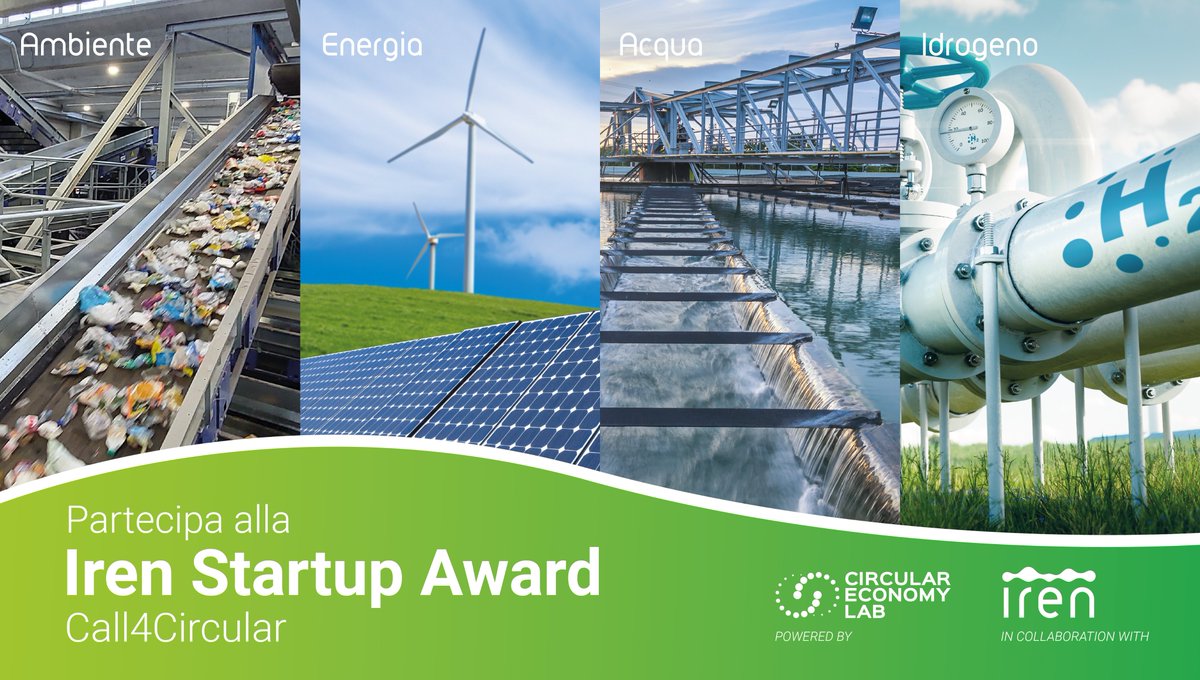 CariploFactory's tweet photo. #IrenStartupAward #Call4Circular

Aperte le candidature per Iren Startup Award "Call4Circular | Circular Products and Materials" promossa da @gruppoiren in collaborazione con @CELabOfficial, progetto di #IntesaSanpaoloInnovationCenter e @CariploFactory: https://t.co/ISYYa90EDK https://t.co/R7M4ERTjW7