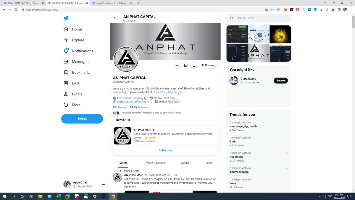 suiapplechain's tweet photo. @AnphatCAPITAL @HashBitorg Replying to 
@AnphatCAPITAL
 and 
@HashBitorg
Nhanh lên, cơ hội kiếm airdrop 400u sắp hết, ai chưa làm thì làm gấp nhé.. càng sát giờ kết thúc thì cơ hội càng cao. 
@AnphatCAPITAL
, 
@HashBitorg
 
@cryptogemfunds
, 
@milcglobal
, 
@myaptid_bnb https://t.co/o7d2JuRLda