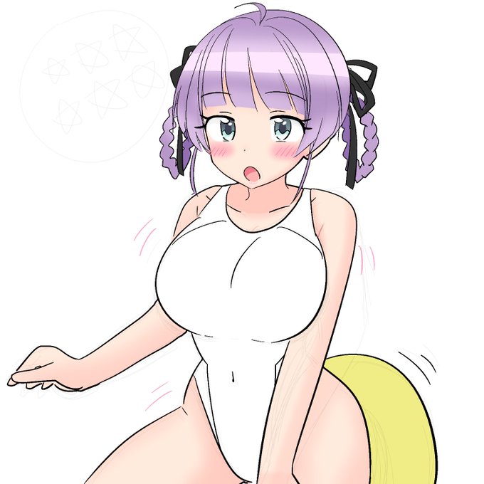 (おねぇさんの競泳っぽいのはどんなやろ…とりあえずえっちピンクでいっか👙 