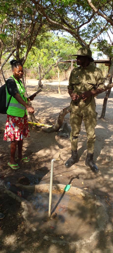 TrudyMushashu's tweet photo. After training in #datacollection using open source tools (#odkcollect & #osmand), Loveness Mwila is out in her community in Kanchibiya District participating in the #servicedeliverymapping exercise on #waterpoints & #wastepints. https://t.co/pPm3gLoXBk