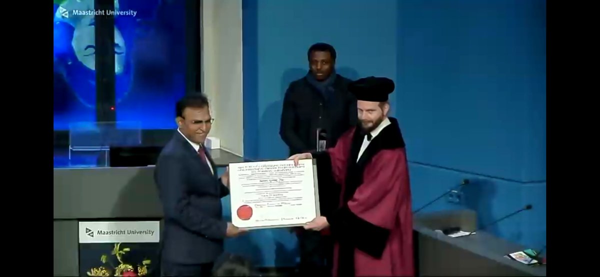 sneha__m's tweet photo. Congratulations on adding another feather to your hat Dr. Ashish Kumar Jha! Maastricht University @TataMemorialCentre75 @TataMemorial @maasuniversity @MaastrichtU #HomiBhabhaNationalInstitute https://t.co/k1ItieO0g2