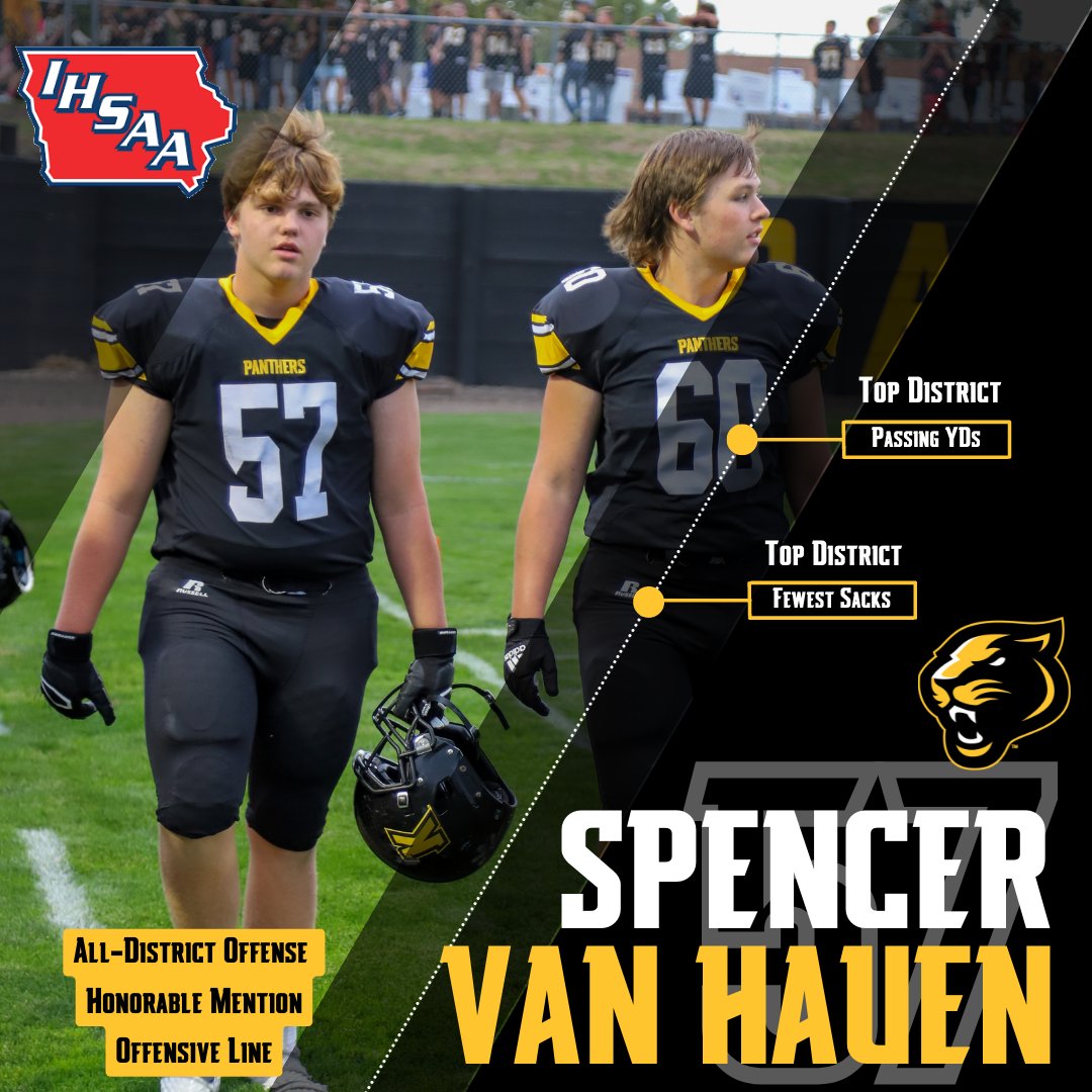Congrats to Spencer VanHauen on being selected Honorable Mention All-District! #ACEU