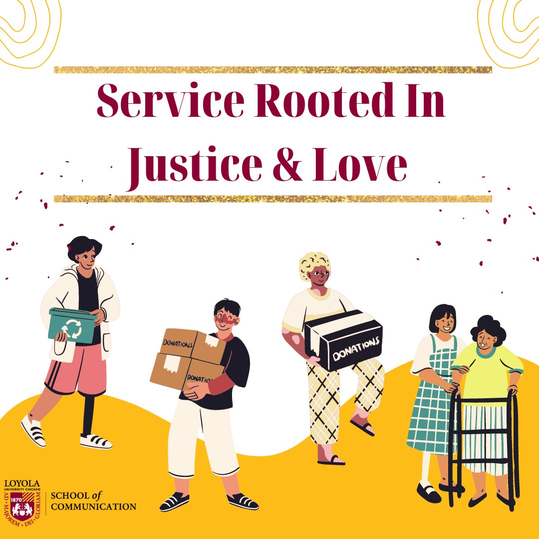 Loyola_SOC's tweet photo. ✨ Ramblers are #SOCalled to follow values that will prepare us to be wiser and more compassionate as we journey through life.
As the semester ends, what are ways that you can show your love through service? #DigitalDisciples #SOCalled ❤️💛 https://t.co/EcgWoPtCOw