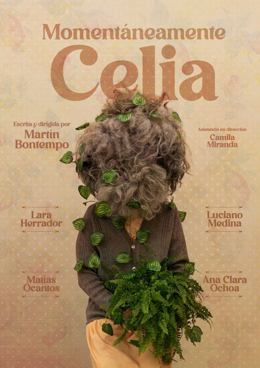 🎭 "Momentáneamente Celia" de y dirigida por Martín Bontempo. Con Lara Herrador, Luciano Medina, Matías Ocantos, Ana Clara Ochoa.

Domingos 19h. Entradas a través de 
<a href="/AlternativaEsc/">Alternativa</a> 📲
