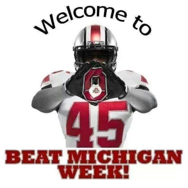 Oh yea! #OhioState #BeatMichigan #ScarlettAndGray