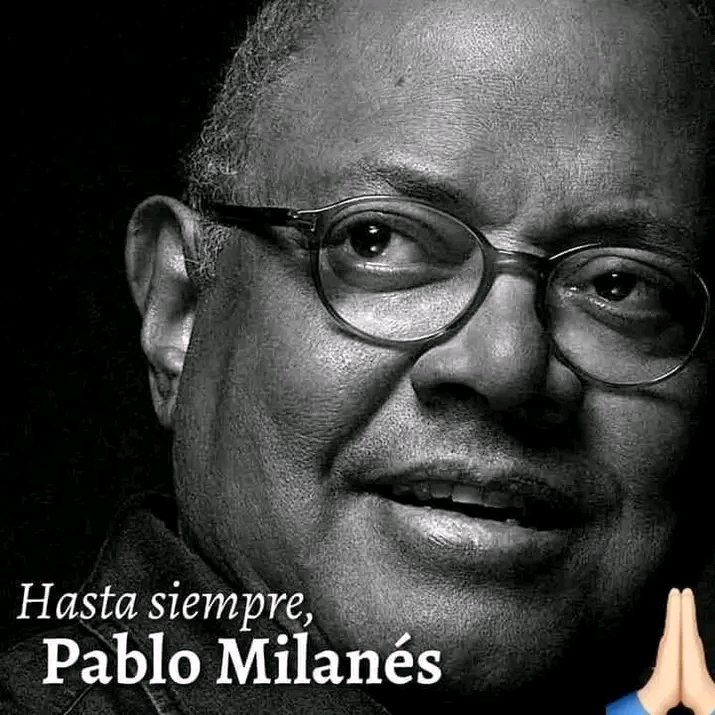 diaz_vicet's tweet photo. Lamentable noticia sobre el fallecimiento del cantautor cubano Pablo Milanés a los 79 años de edad luto para la música cubana y Latinoamérica hoy día de la música cubana se le rinde homenaje a este grande de la música # hasta siempre Pablo Milanés https://t.co/MCxBTDPDTS