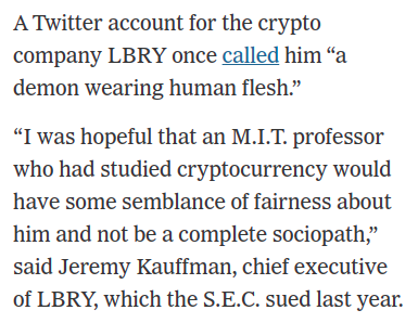 LBRYcom's tweet image. In the NYT puff-piece on Gary Gensler