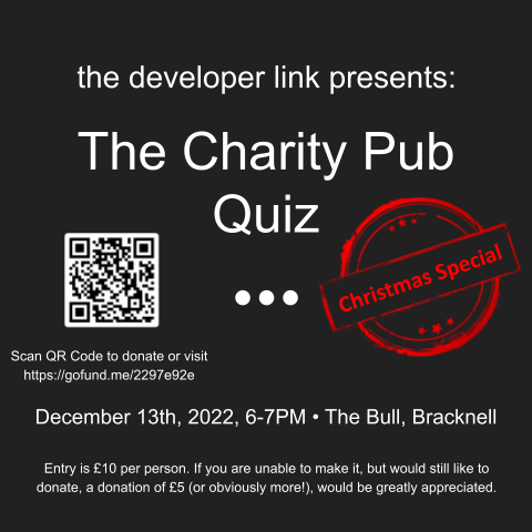 RecruiterBlakey's tweet photo. Come join us in Bracknell for the TDL Charity Pub Quiz - Christmas Special! 

https://t.co/aJe0l6tAZn https://t.co/rXU8v25VHo