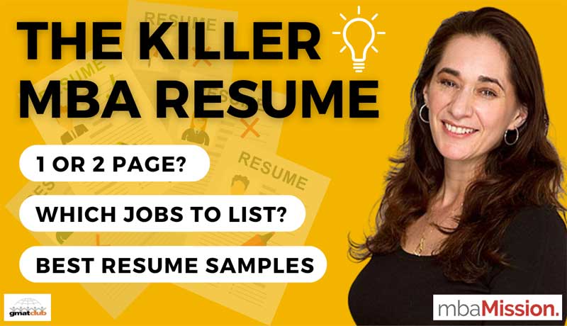 gmat_club's tweet photo. In 1 Hour - Join mbaMission Live on GMAT Club's YouTube Channel 
How to Transform Your Resume for MBA Applications | Best MBA Resume Template 

Tuesday, November 22nd at 7:30 AM PT https://t.co/pu41xWq9LD #gmatclub #MBA #ResumeTemplate https://t.co/H1MewE9LO6