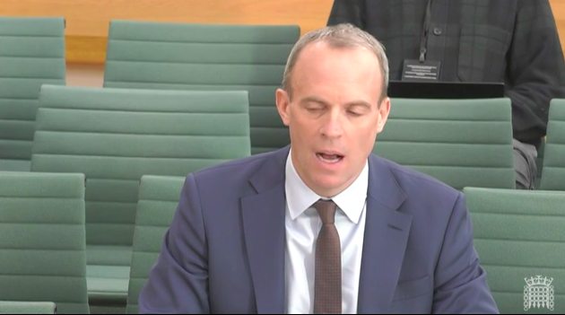 Justice secretary <a href="/DominicRaab/">Dominic Raab</a> tells <a href="/CommonsJustice/">Justice Committee</a> that the <a href="/MoJGovUK/">Ministry of Justice</a> "will have to find efficiency savings" to take into impact of inflation on the department's budget.