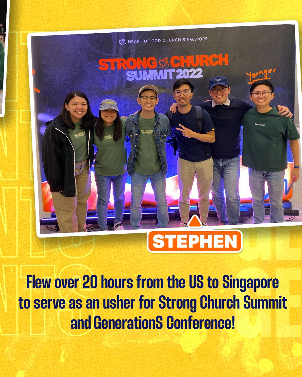 seowhow's tweet photo. The #GenerationSconference and #StrongChurchSummit would not have been possible without all our @HOGC volunteers. Many went the extra mile, some even flew back from overseas just to serve as hosts and ushers. (Hereβs some of them! ππΌ) https://t.co/rGvMELnjKG