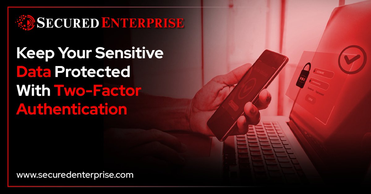SecuredEnterpr8's tweet image. Keep Your Sensitive Data Protected With Two-Factor Authentication.
Because just knowing the victim's password isn't enough to pass security checks. Hackers… Click the Link to Read More.
securedenterprise.com/za/keep-your-s…
#twofactor #sensitivedataprotection #cybersecurity #stayprotected