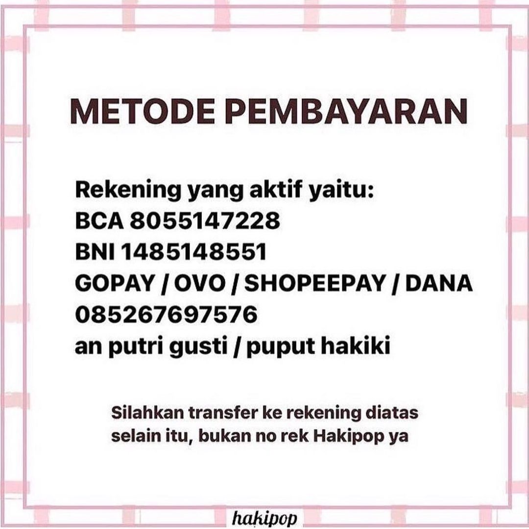 hakipopshop's tweet photo. Open PO OST Mint Friday Sale up to 70% 🥳
Pricelist excld shiptax 
Close 27 November jam 20.00 wib 
Minat bisa isi form Korean Brand di bio 🥳
#OSTWatch #Watch #Jewelry #BrandKorea #JastipKorea https://t.co/FLaHpU5Ncr