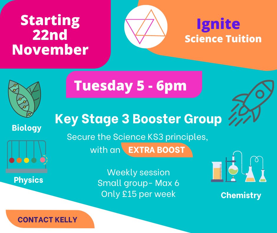 klwalton85's tweet photo. This online group is starting this evening- spaces still available!
🌟GCSE groups available
🌟January Mock BOOSTER available
Science Director with 15 years teaching experience https://t.co/FdGW8om4EP