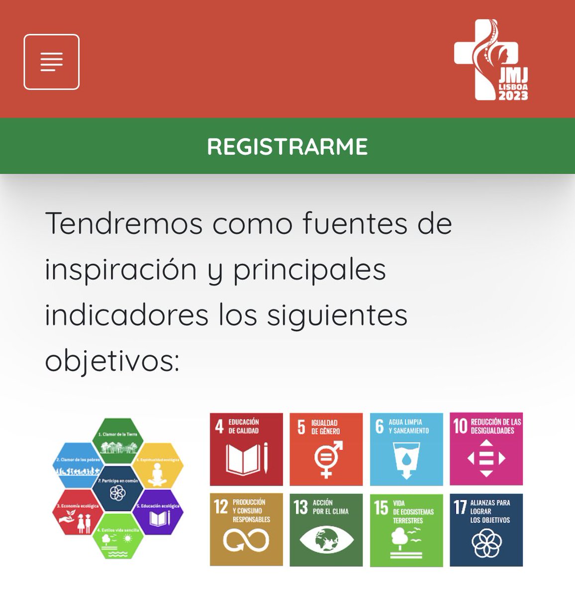 PMunozIturrieta's tweet photo. La JMJ 2023 en Lisboa se alinea a la Agenda 2030 y los objetivos de desarrollo sustentable, incluidos el aborto (ODS 5) y la ideología de género (ODS 5 y 10). 

https://t.co/ErS5ZfAXXs https://t.co/dTquUq15NC