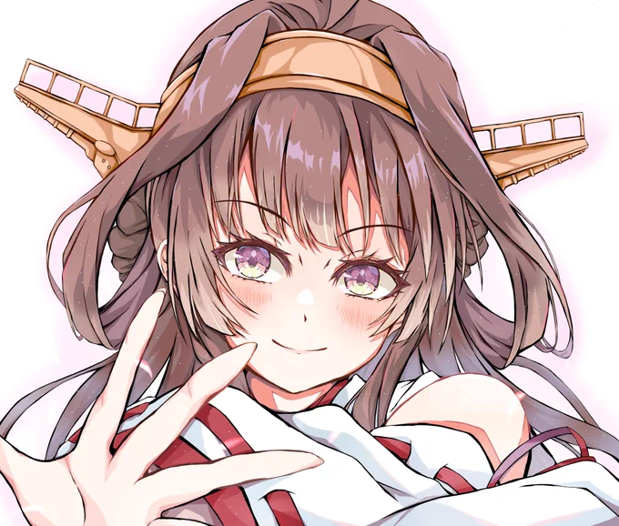 ハーフタイムにレタッチした金剛さん。 