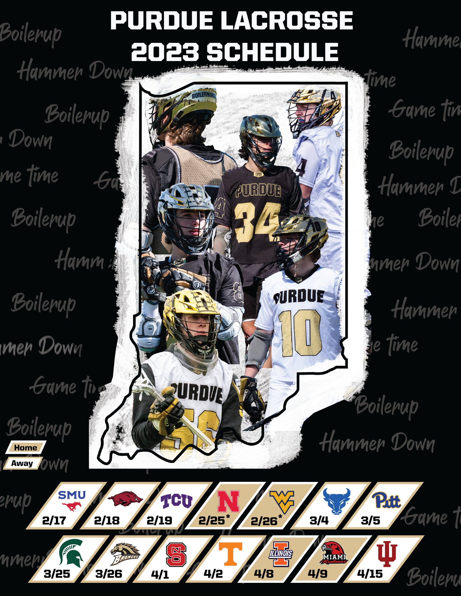 Purdue Lacrosse on Twitter "Our 2023 Season Schedule is here! mcla 