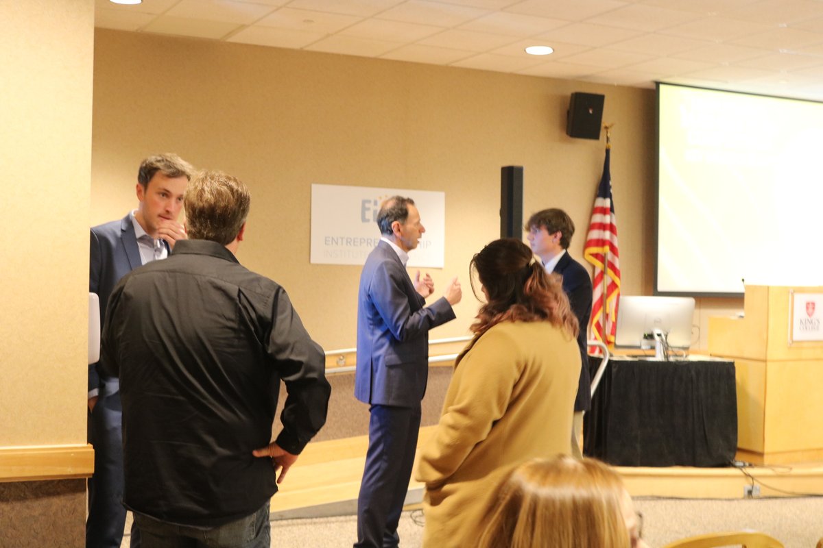 Networking is a vital skill for entrepreneurs. It was a must to include in our conference. Thanks to <a href="/rjcx/">Bob Courtright</a> for his expertise &amp; book recommendations. It was great to see students applying what they learned in between presentations. #intentionalnetworking #NEPA #Entrepreneurship