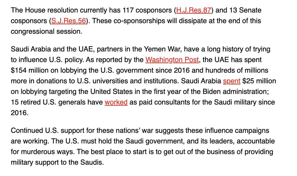 demandprogress's tweet photo. As the @StateDept claims legal immunity for Mohammad bin Salman, we're calling on Congress for political accountability for the Saudis by ending U.S. support for Saudi military adventures in Yemen that have killed hundreds of thousands. #YemenCantWait

Our full statement: https://t.co/NReYDHG4Yg