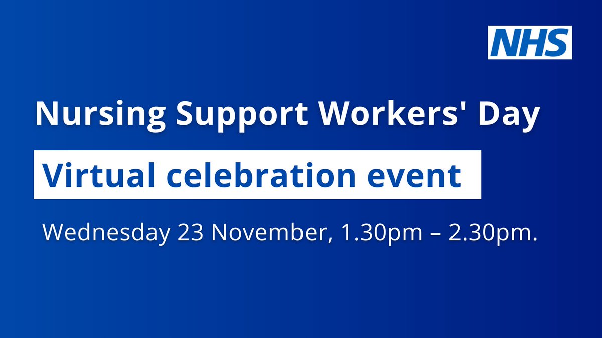 teamCNO_'s tweet photo. Join us tomorrow on #NursingSupportWorkersDay to celebrate the invaluable contribution healthcare support workers make to #teamCNO and the NHS, and hear from some of our outstanding CNO Award winners.

Sign up now. https://t.co/wXEuNyjpQp https://t.co/XZShqme011