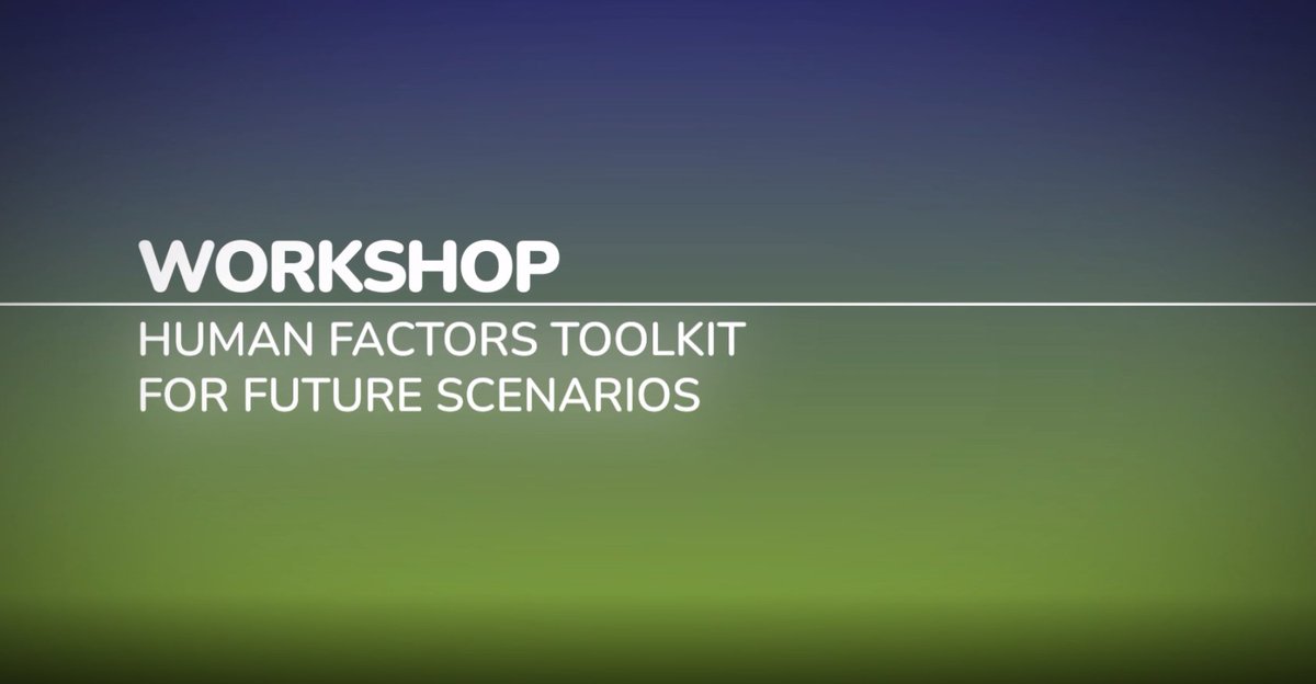 🎬📽️This video: safemodeproject.eu/uploadFile/221… presents Human Factors Toolkit for Future Scenarios, which took place in London. Discussing all ideas and inputs within each working group to create potential forward-looking scenarios
#H2020 #aviationsafety #maritimesafety