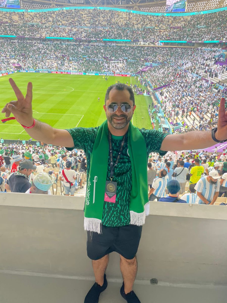 khaledaradi's tweet photo. ألف مبروك للأخضر ، شرف للعرب 🇸🇦🇸🇦🇸🇦 https://t.co/ImpT24TDSo