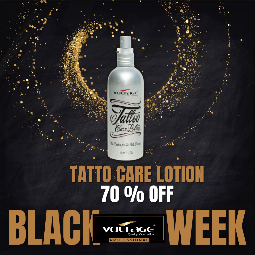 voltagecosmetic's tweet photo. 🖤 BLACK WEEK 🖤

🌀 Tattoo Care Lotion es una loción que ayuda a proteger, mantener, destacar y prolonga la intensidad del color de tus tattoos. 

📲 https://t.co/ctuihMKhml 🌟 https://t.co/4Z8W4Z8Jwe