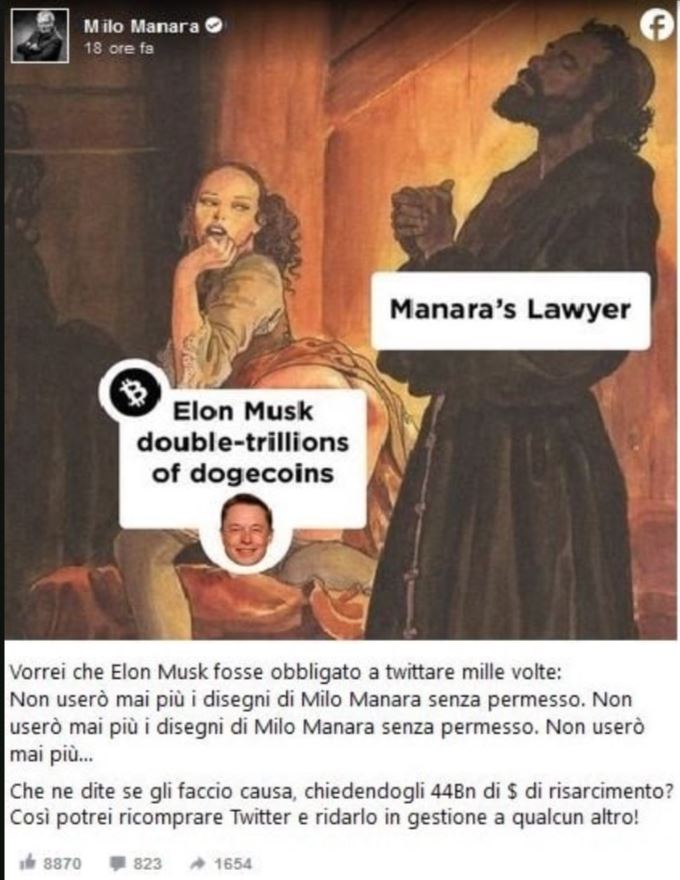 HouseMusicPlay's tweet photo. #elonmusk Vs #milomanara
si accettano scommesse
#Twitter https://t.co/N6wiMng3On