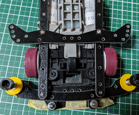 ミニ四駆】aidaの貧乏2軸ATMSマシーン作成(個人的メモ含む