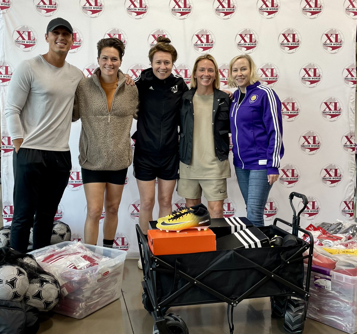 We are proud to support the XLENT SOCCER program along with <a href="/ORLPride/">Orlando Pride</a> players Gunny Jonsdottir and <a href="/erinmcleod18/">Erin McLeod</a> who have been volunteering weekly with the group.