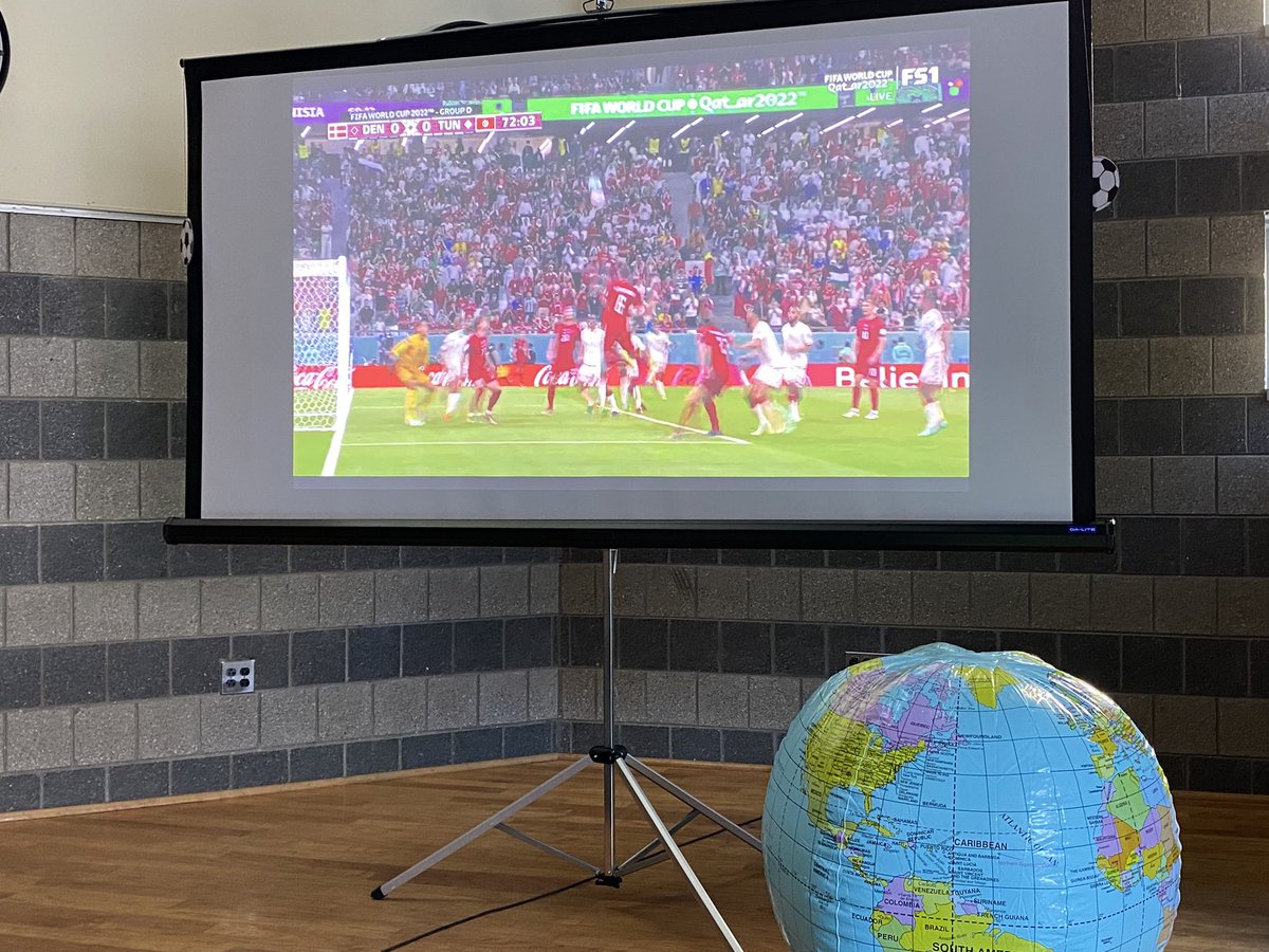CCPIntl's tweet image. World Cup Is ON!! 🌎🏆🌍🏆🌏Join ISS for day 2 of our watch party! We’re in the Coffee House all day today and tomorrow…with snacks! 

Today’s lineup:
8am Denmark 🇩🇰/ Tunisia 🇹🇳
11am Mexico 🇲🇽/ Poland🇵🇱 
2pm France 🇫🇷/ Australia 🇦🇺

#InternationalStudents
#CCP
#FIFAWorldCup2022