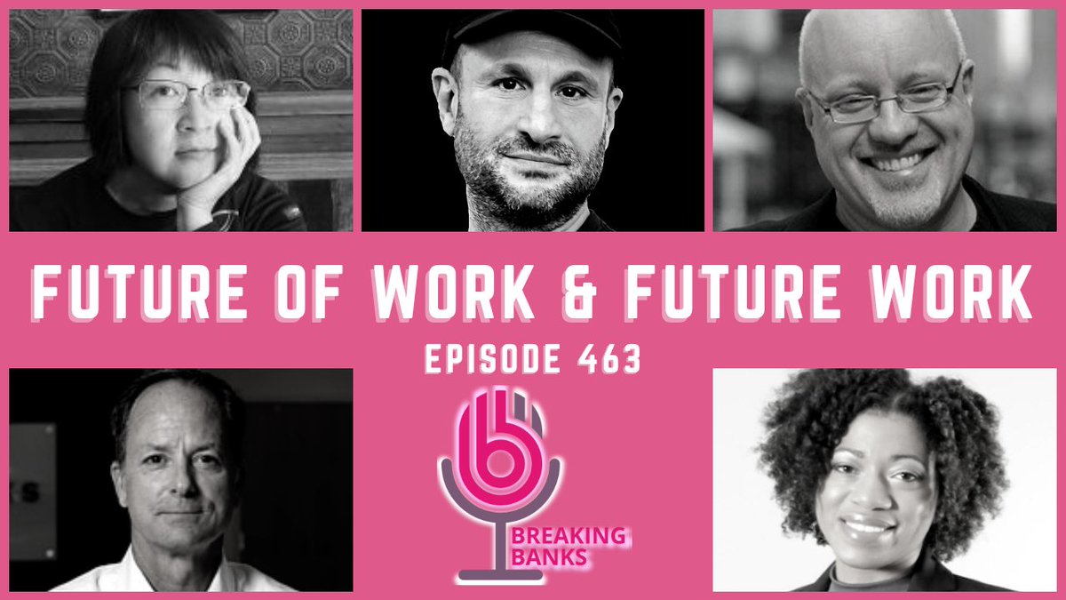 Breaking Banks (@breakingbanks1) on Twitter photo The future of work and future work... 🚀
This episode is packed with great conversation! First, <a href="/BrettKing/">Brett King #TheFuturists #OptimalHumanity ✈️</a> connects with <a href="/dszuc/">Daniel Szuc (宋啟鋒)</a> & <a href="/igiwong/">JoBot (黃悅寧)</a> of <a href="/makemeaningfulw/">Make Meaningful Work</a>. Then we feature <a href="/BankerNextgen/">NextGen Banker</a>'s interview with @WaiteMarilyn of the Climate Finance Fund! 🙌🌎 bit.ly/3g7lBqU The future of work and future work... 🚀
This episode is packed with great conversation! First, <a href="/BrettKing/">Brett King #TheFuturists #OptimalHumanity ✈️</a> connects with <a href="/dszuc/">Daniel Szuc (宋啟鋒)</a> & <a href="/igiwong/">JoBot (黃悅寧)</a> of <a href="/makemeaningfulw/">Make Meaningful Work</a>. Then we feature <a href="/BankerNextgen/">NextGen Banker</a>'s interview with @WaiteMarilyn of the Climate Finance Fund! 🙌🌎 bit.ly/3g7lBqU