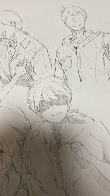 やっぱり鉛筆の方が早いなあ 