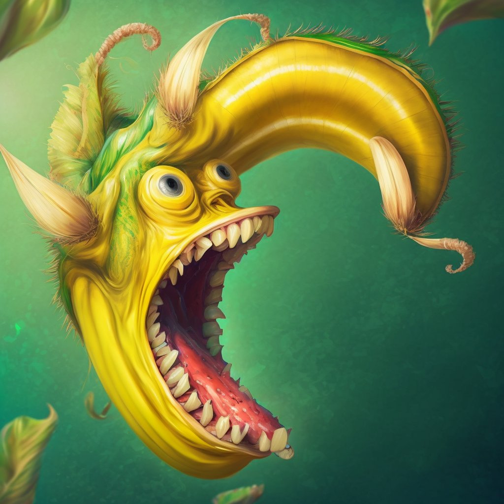 GenerativeBoops's tweet image. I&apos;m going bananas for @midjourney! #aiart