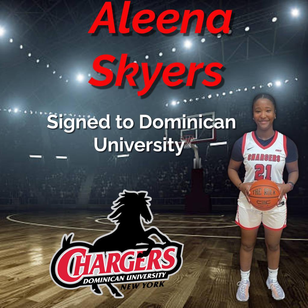 Congratulations to our very own Aleena Skyers @lenajanee05 @aleena.skyers5 for signing her NLI to attend Dominican University on a full Scholarship. #wecreateopportunities