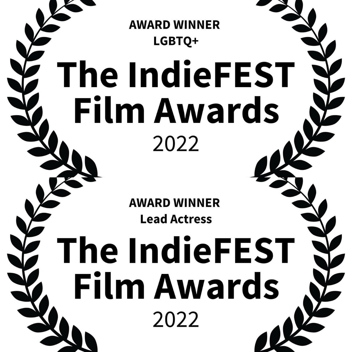 susannahlaing's tweet photo. CHRYSALIS HAS WON 2 AWARDS
 
🏆 - Lead Actress - Susannah Laing

🏆 - LGBTQ+ Short - Kate Donnelly https://t.co/zLVKWChAyY